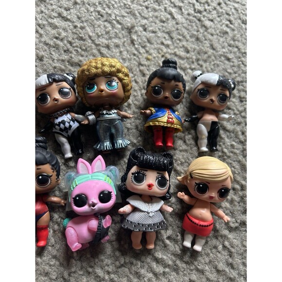 LOL Surprise Mini Doll And Pet Lot. W/ GLITTER DOLLS! - Picture 3 of 5